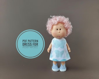 PDF pattern reversible dress for pocket Mia