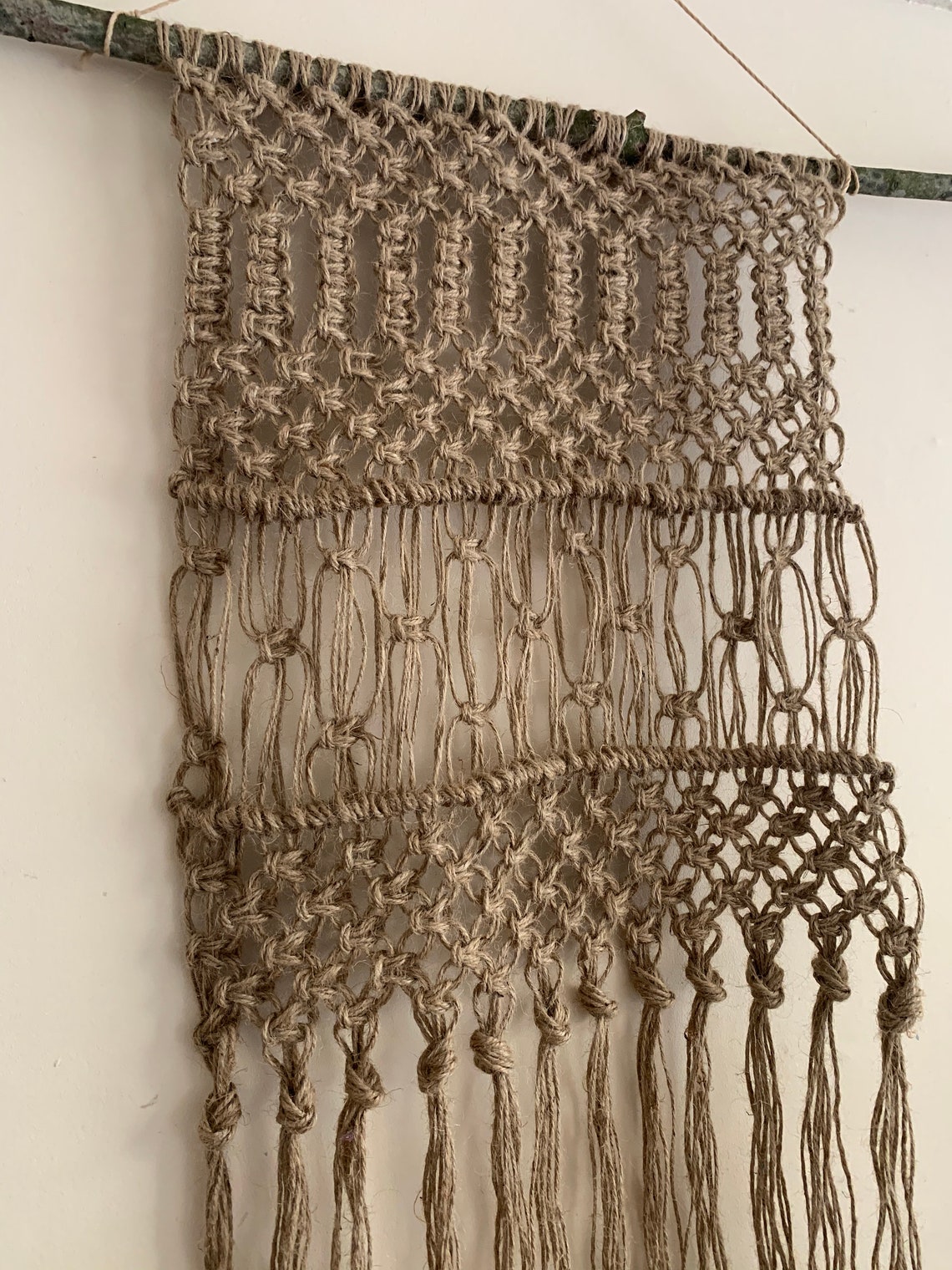 Outdoor macrame wall hanging Etsy