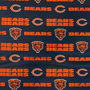 Tessuto di cotone NFL Chicago Bears