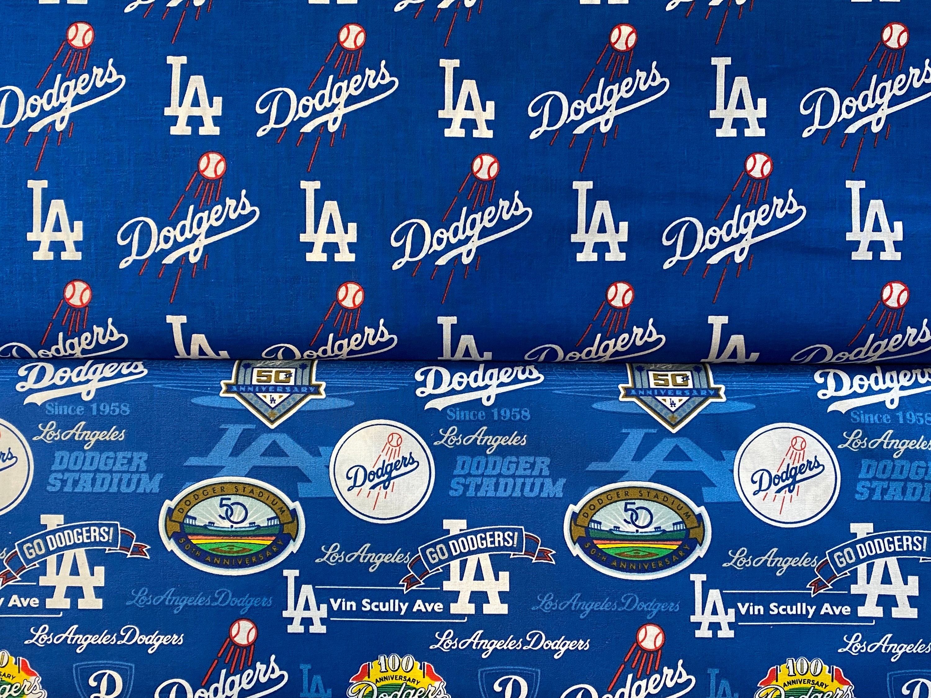 MLB Los Angeles Dodgers Cotton Fabric