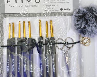 Tulip Etimo Crochet Hook Set with Cushion Grip, Smooth Tips