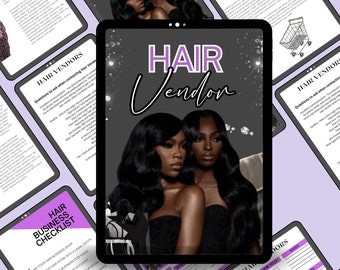 Hair Business, Hair Vendor Ebook | PLR Template | Edit In Canva
