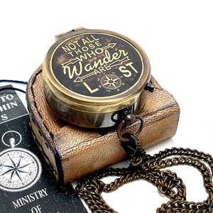 Personalised Engraved Pocket Compass Brass Nautical Compass, Handmade Compass, Christmas Gift, Gift for husband, Gift for her, Wedding Gift