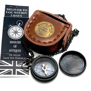 Made For Royal Navy Antique Compass Engraved Compass, Mens gift, Husband gift, Antique Compass, Bridesmaid gift, Poem Compass.