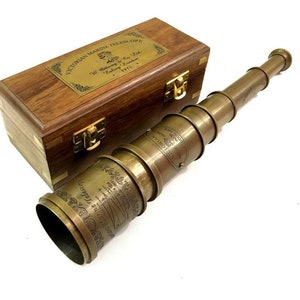 Buy Vintage Brass Telescope Antique 20 Inch Hand Extending Naval