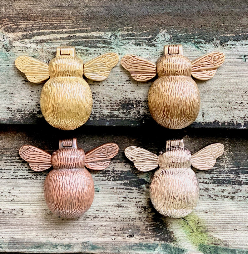 Solid Brass Bumble Bee Door Knocker - Antique Vintage Country Style ...