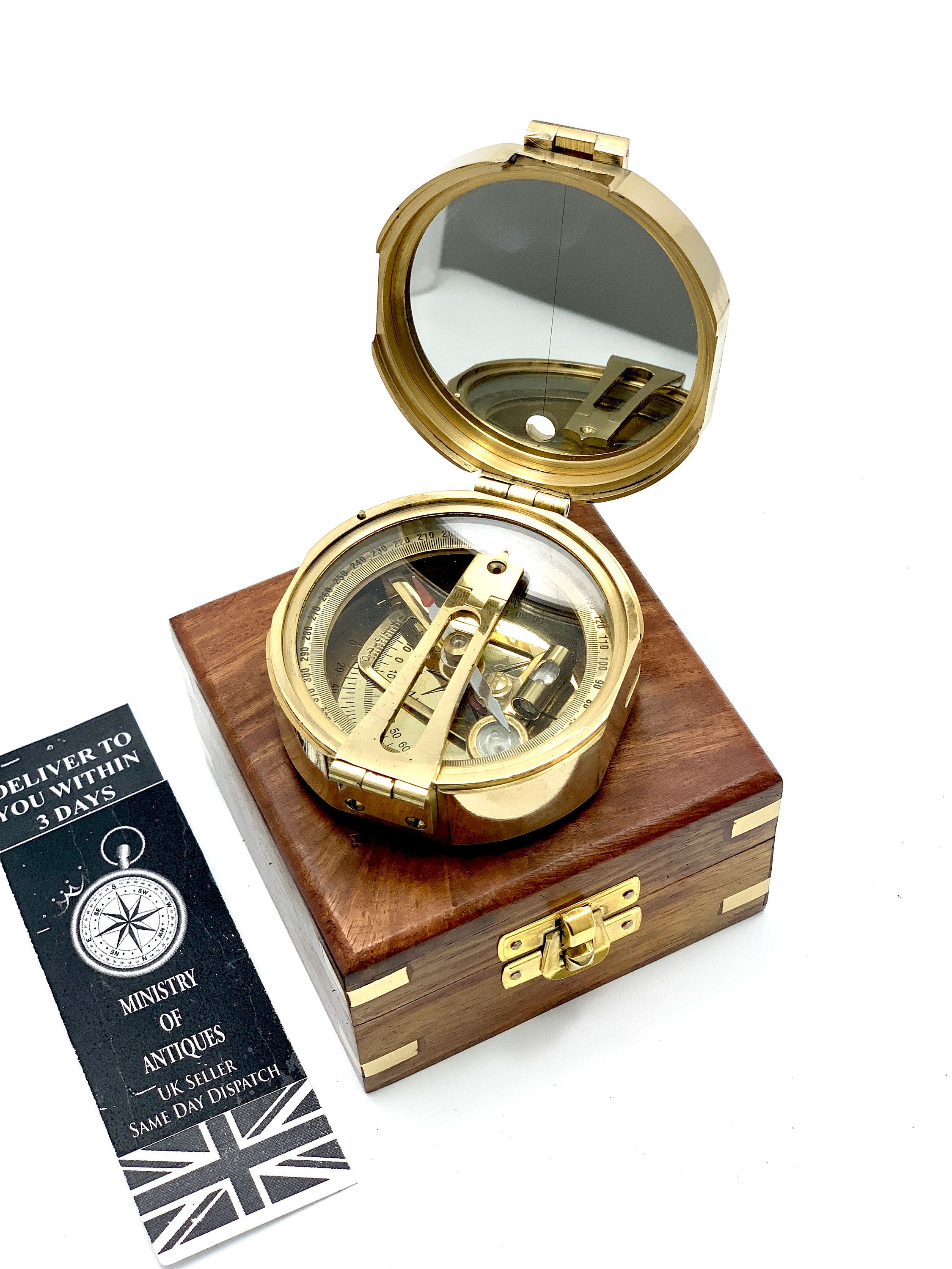 Boussole Géologique Brunton ComPro Avec étui Cuir - Neuf