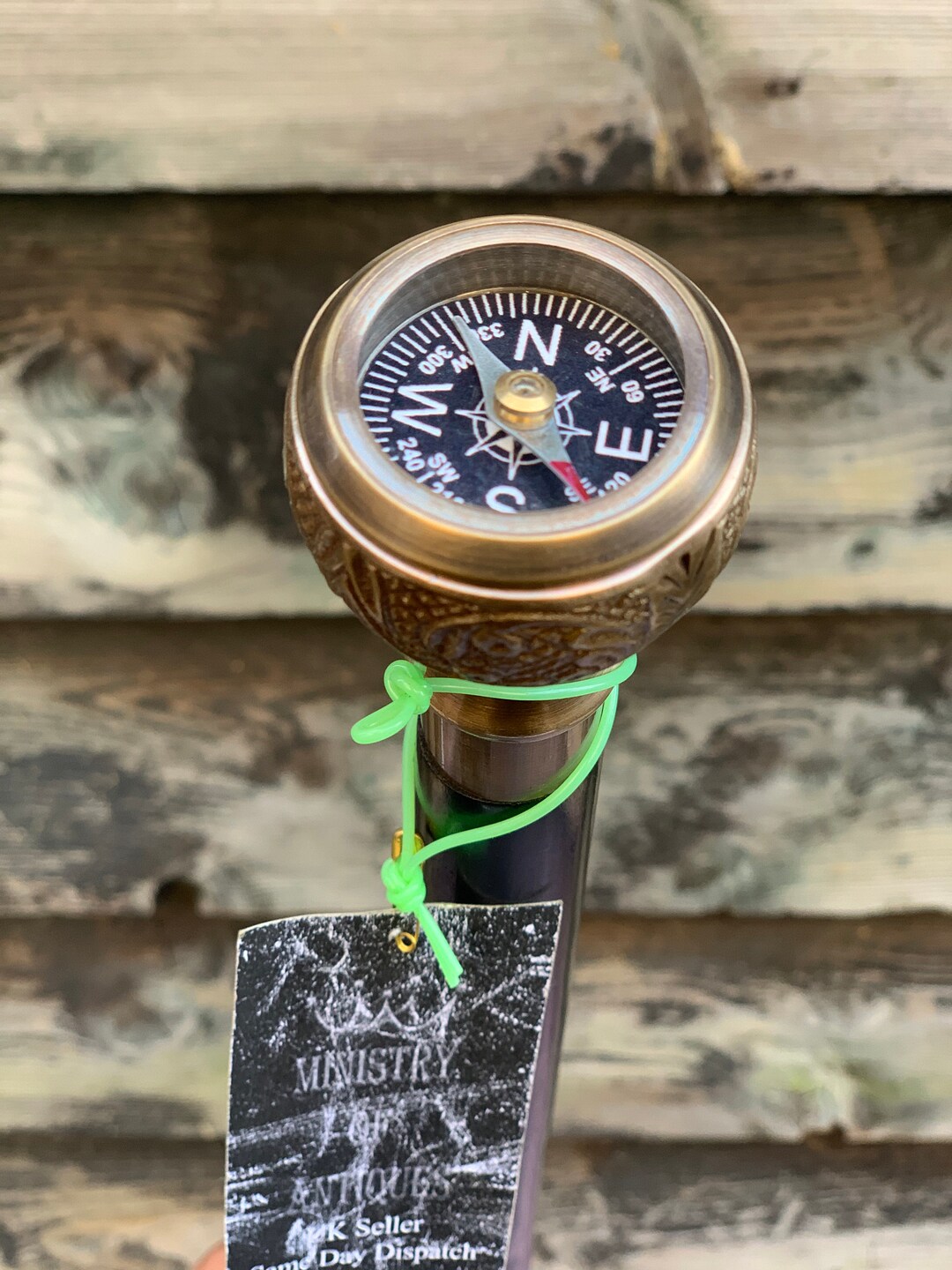 Antique Design Compass Handle Royal Engineers Walking Cane Royal Canes ...