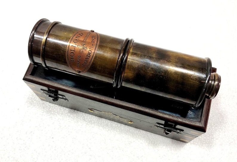 Dolland London Telescope Antique Maritime Brass Nautical Etsy