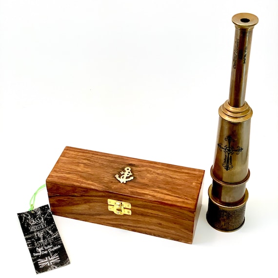 【希少】Authentic Models 望遠鏡付杖 ゴールド 英国アンティーク Amazon.com: Vintage Brass Handle Victorian Telescope Fold able