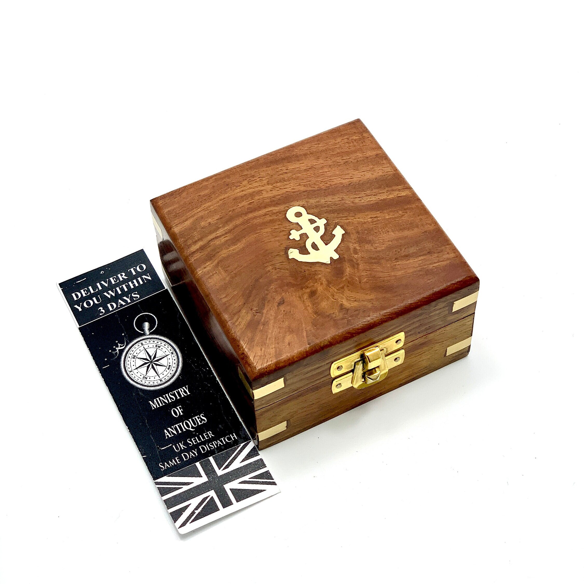 Boussole Géologique Brunton Avec étui Cuir – Cadeau Parfait
