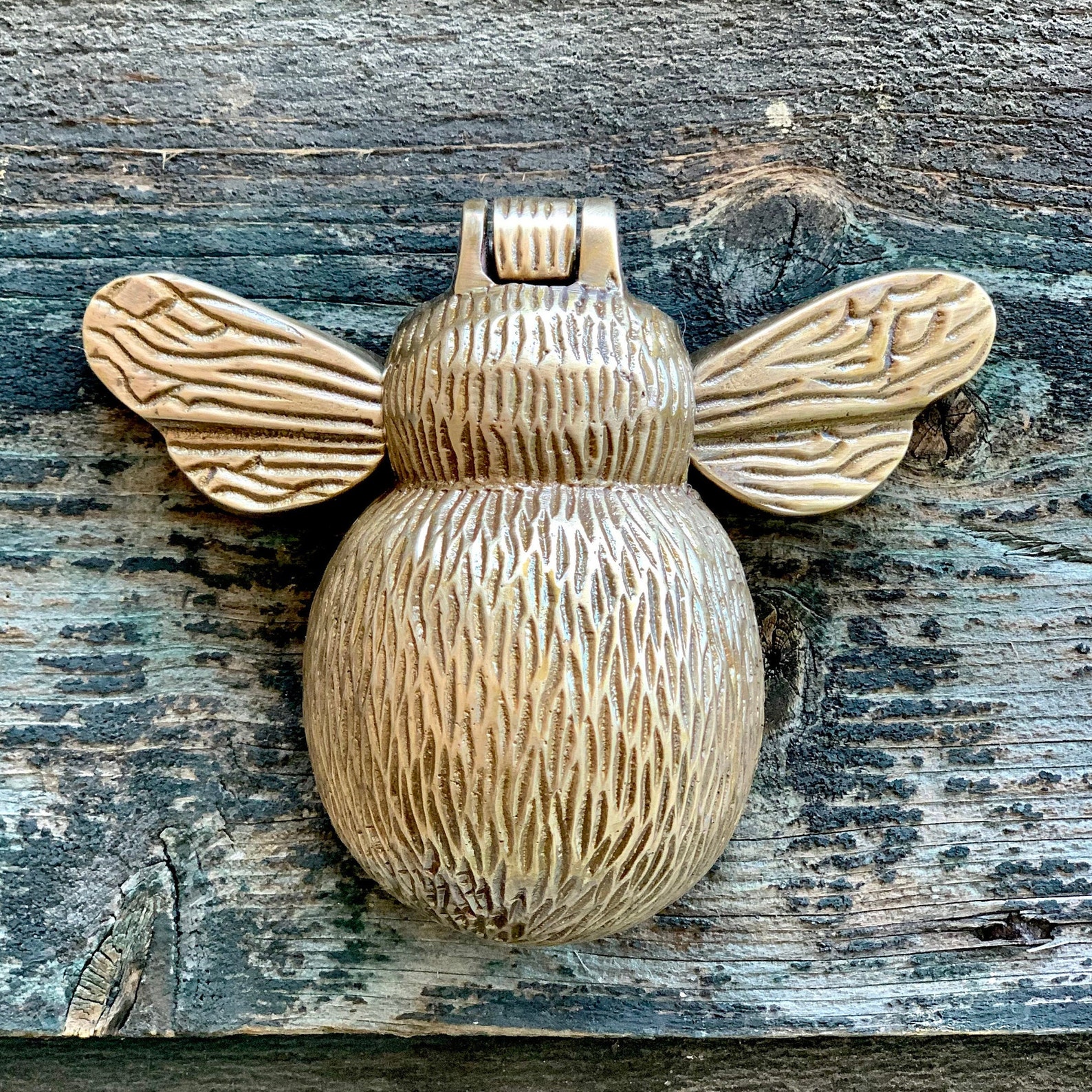Solid Brass Bumble Bee Door Knocker - Antique Vintage Country Style ...