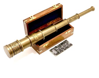 アンティーク ビクトリア朝 望遠鏡 アンティーク 20 インチ 手持ち式