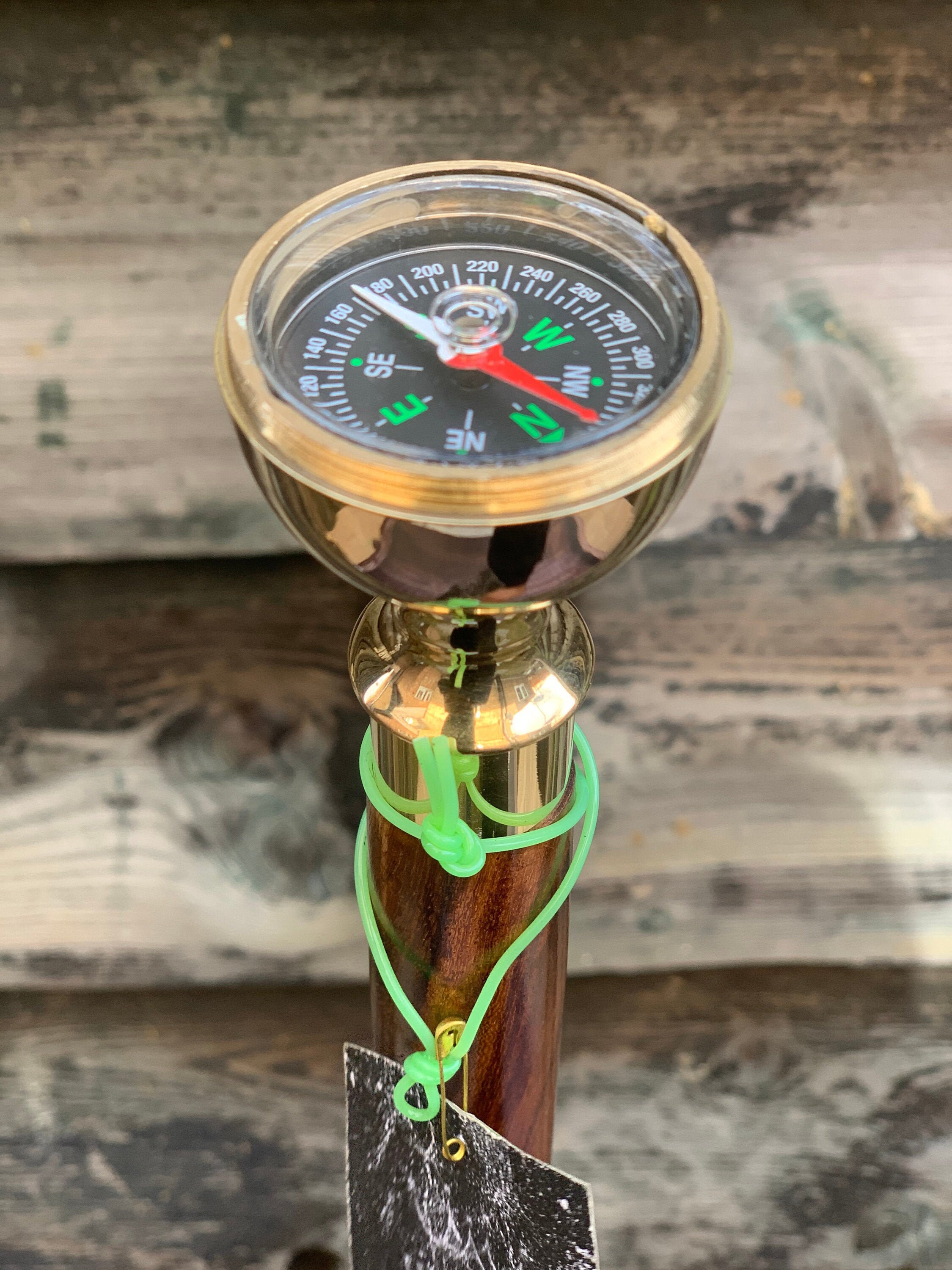 Spy Hidden Compass Handle Walking Cane Royal Engineers Oval - Etsy UK