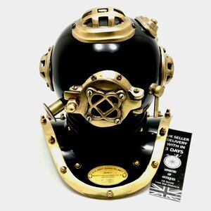 Antique Design US Navy Mark V Brass Divers Diving Helmet Marine ...