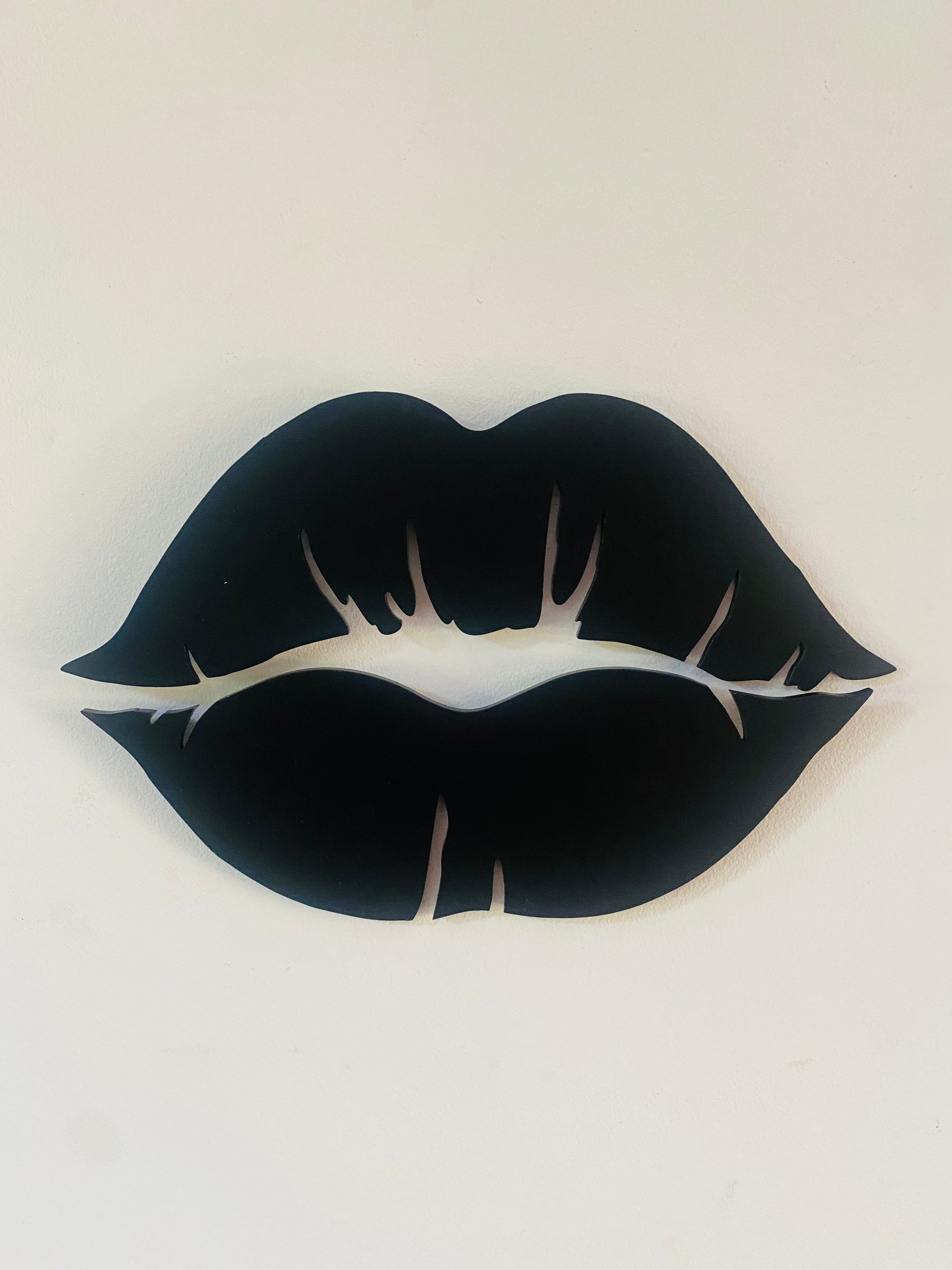 Acrylic Lips Acrylic Lip Decor Wall Decor Wall Lips Etsy UK