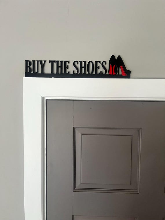 BUY THE SHOES - Door Topper, Red Bottom Shoe