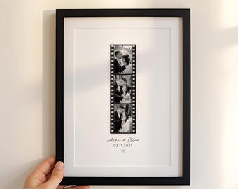 Personalised Photo Print, Custom Polaroid Gift, Photo Collage Print, Anniversary Gift, Gift for Him or Her, Wedding, Anniversary, Birthday