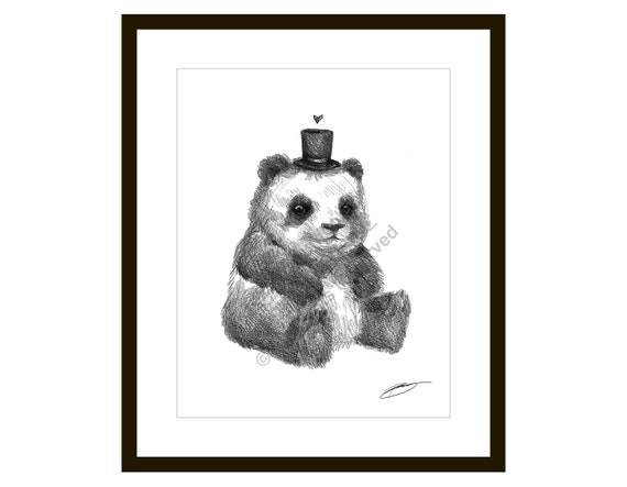 27 Pandas ideas  panda drawing, panda art, cute panda drawing