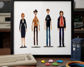 Limited Edition Art Print: Computer Colleagues, Hand-Signed, Numbered (10x8 Inches)