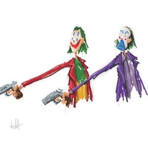 Comedians inspired, limited edition of 25 in a3 and a4. fine art print.