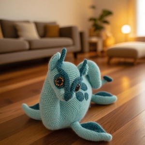 Lochness Monster Crochet Pattern, Crochet Pattern, Amigurumi, Crochet Guide,PDF Download Crochet Tutorial(English),Crochet Stitches