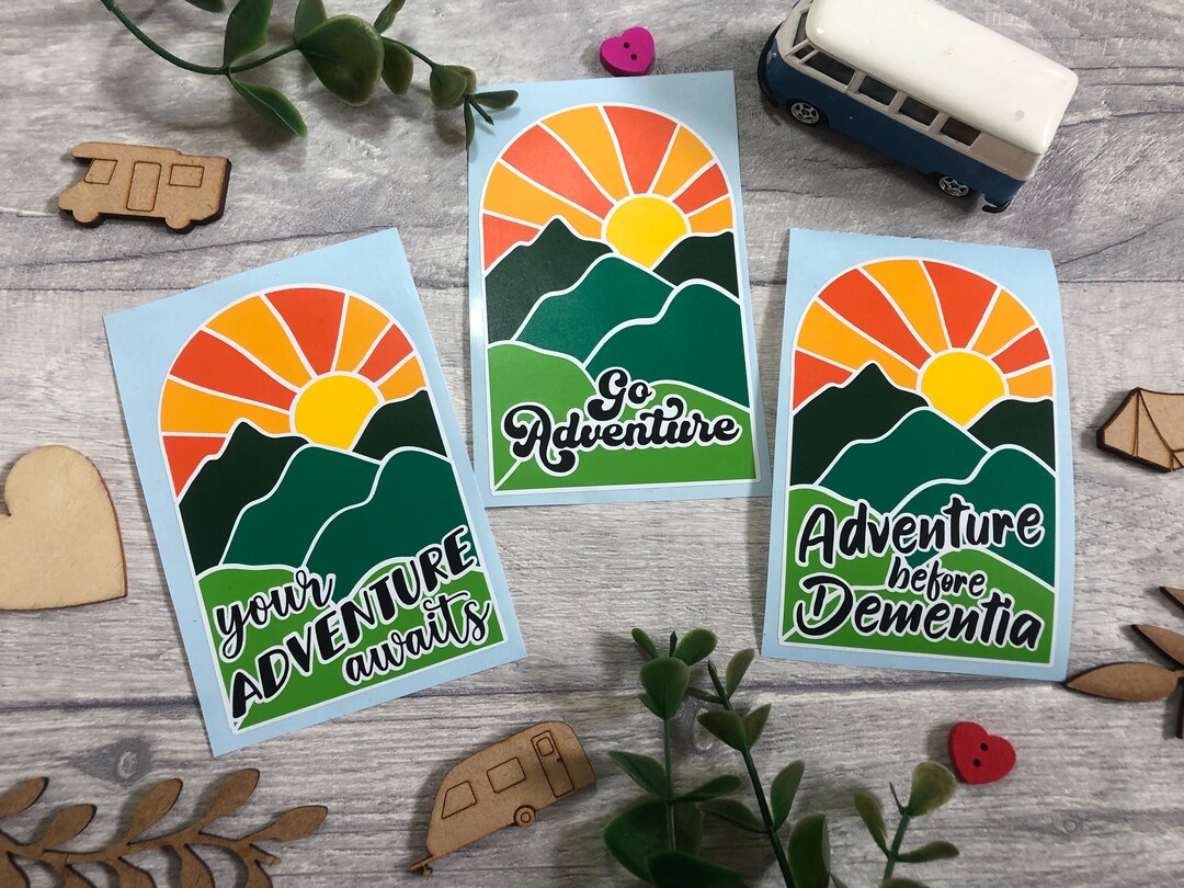 Adventure Decals | Camping Decal | Caravan | Motorhome | Camper | Car ...