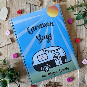 Caravan Adventure Journal: A5 Travel Log Book