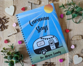Caravan Adventure Journal | Caravan Stays | Journal | Jotter | Diary | Adventures | A5 | Note book | Log | Log Book