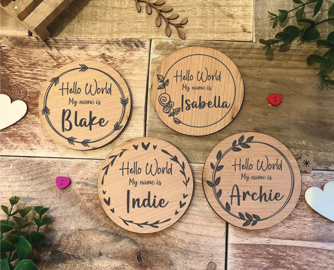Hello World | New Baby | Birth | Announcement | Welcome | Baby Shower ...