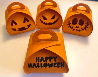 Personalised Halloween Treat Box: Pumpkin Goodies Box