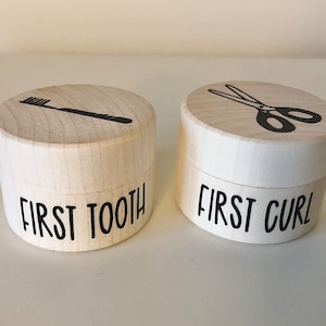 First Tooth & Curl pots | Christening Gifts | Birth Present