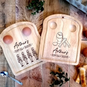 Ontbijtplank | Eierplank | Dippy Eggs | Pasen | Houten dienblad | Ei en soldaten | Ontbijtplateau