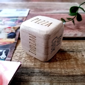 Takeaway Dice | Wooden | Decisions | Gift