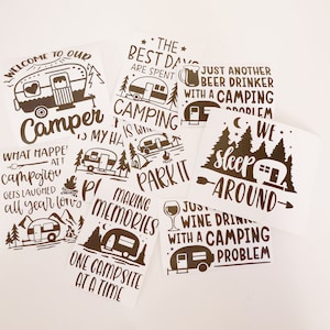 Camper | Caravan | Motorhome | Camping | Decals | Stickers | Vehicle