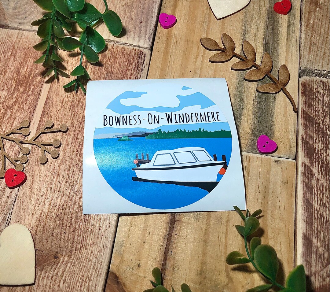 Bownessonwindermere Decal Sticker Caravan Favourite Place Tourist