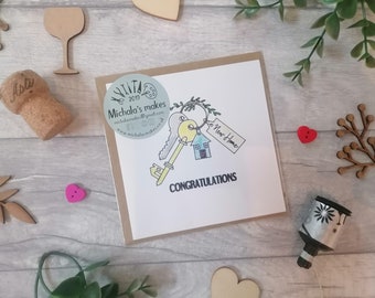 New Home Card | Congratulations | Fresh Start | House | Gift