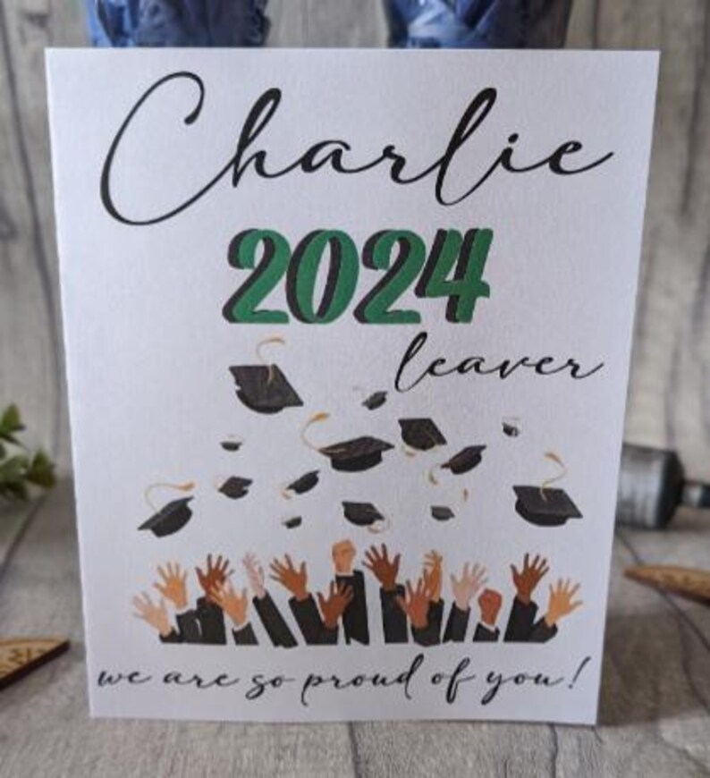 Leavers Card | Graduation | Class of | School Leaver | Proud | Well ...