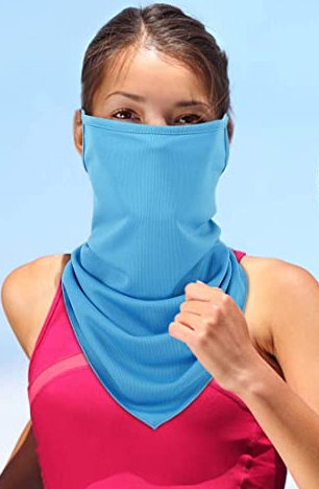 Neck Gaiter With Ear Loops Etsy