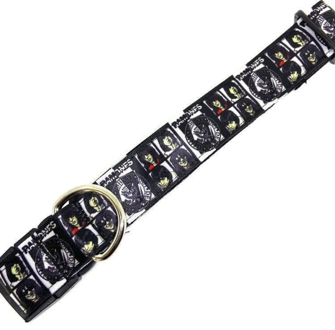 Punk Rock Band Dog Collar Adjustable dog collar XS small Etsy