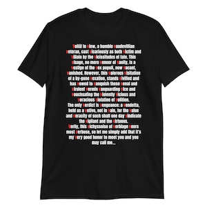 You May Call Me V - Unisex anti-society t-shirt with the my name is V quote from the V for Vendetta movie