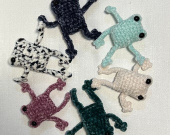 Mystery Adoption: Crochet Leggy Frog - Your Cuddly Companion