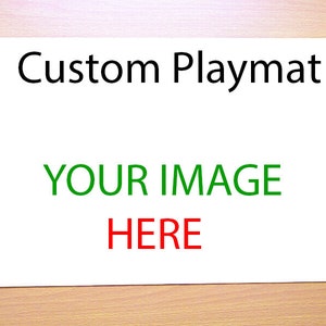 Tapis de jeu personnalisé pour tous les JCC, tapis de jeu de cartes de table de taille standard avec zones, champ de bataille sur mesure, plateau de joueur personnalisé