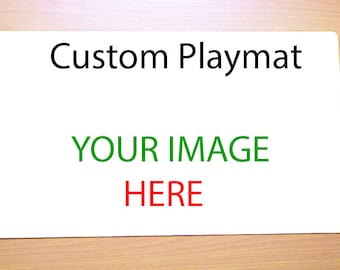 Custom Playmat for any TCG, Standard Size Tabletop Gaming Card Game Mat with Zones, Made to Order Battle Field, Personalized Player Board