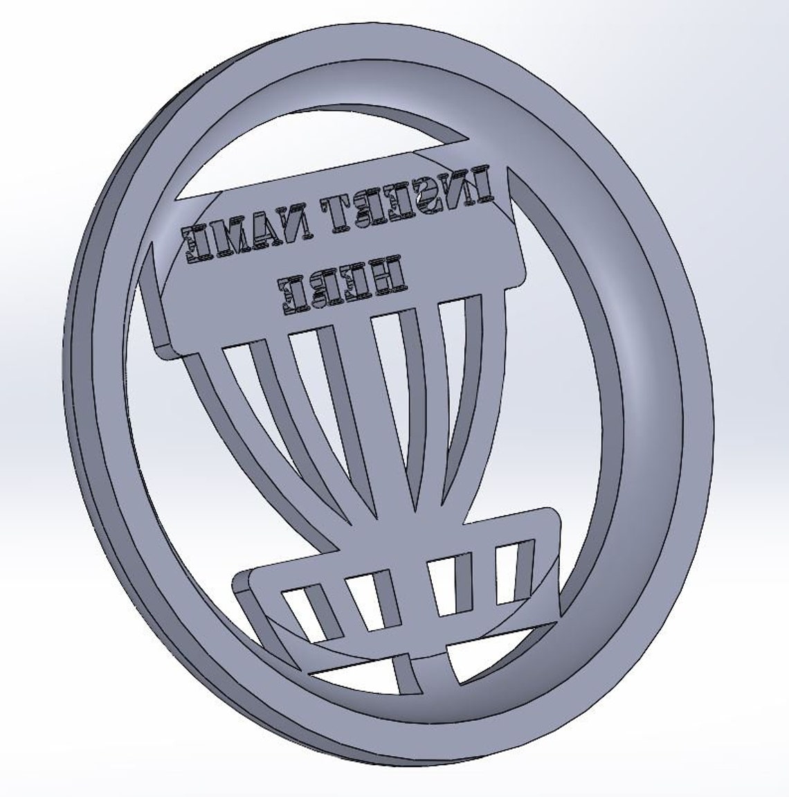 Customizable 3D Printed Disc Golf Mini Markers Etsy