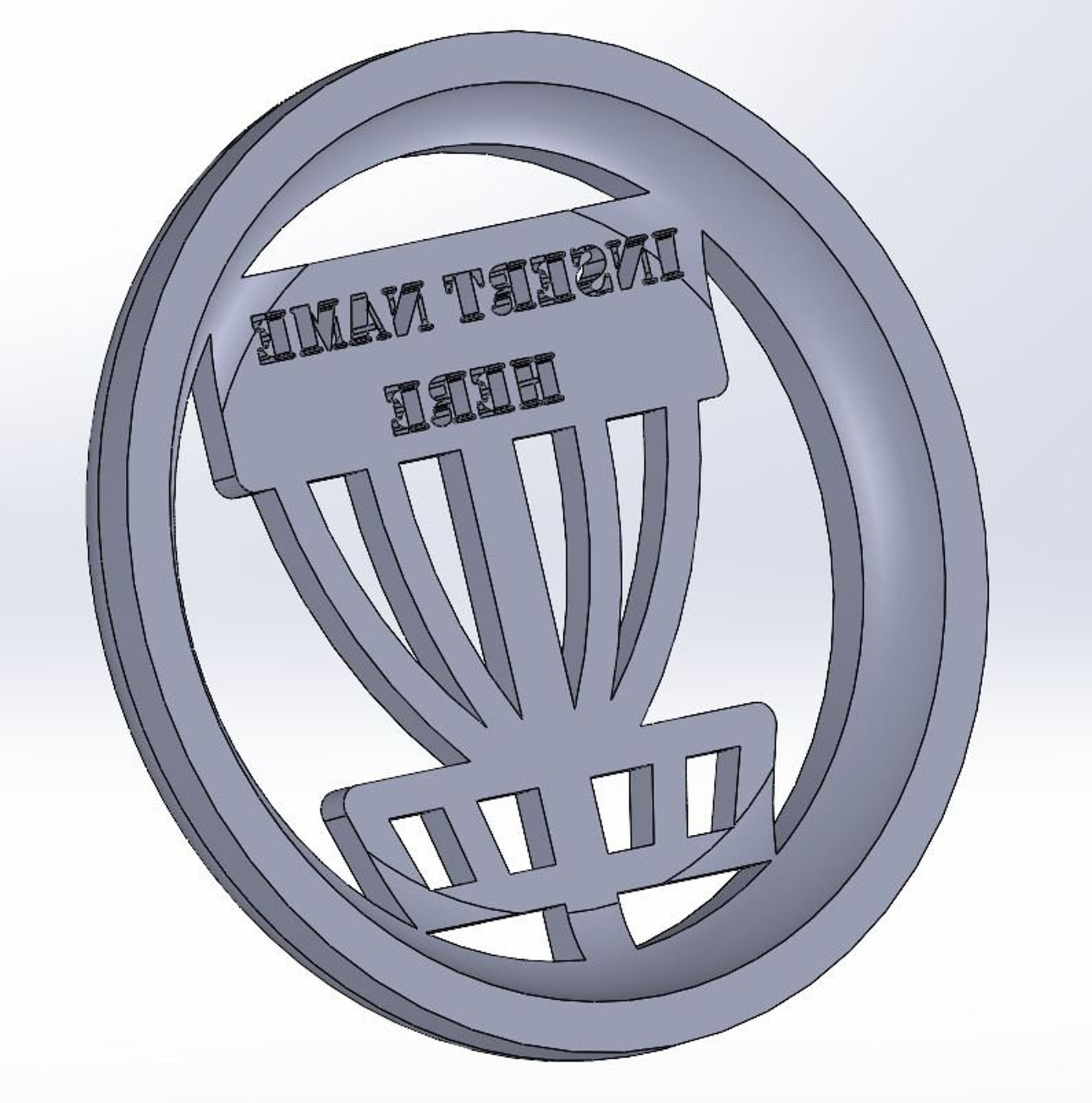 Customizable 3D printed Disc Golf Mini Markers Etsy Polska