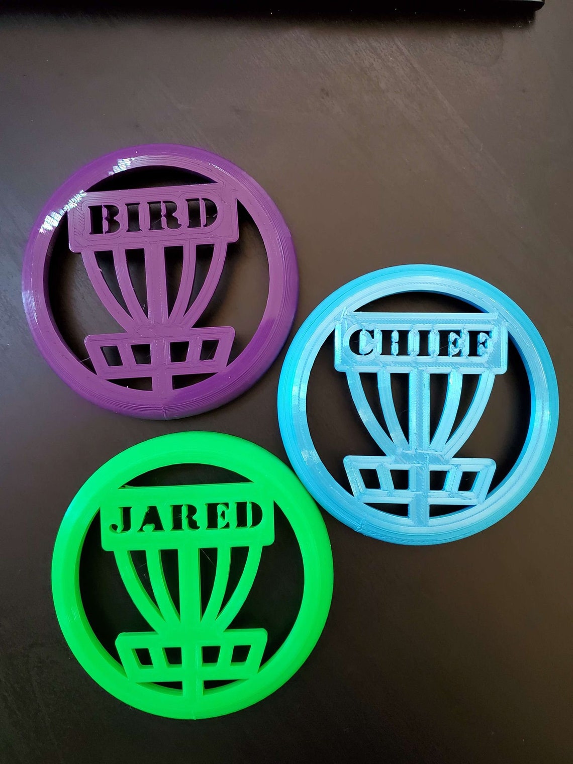 Customizable 3D printed Disc Golf Mini Markers Etsy Polska