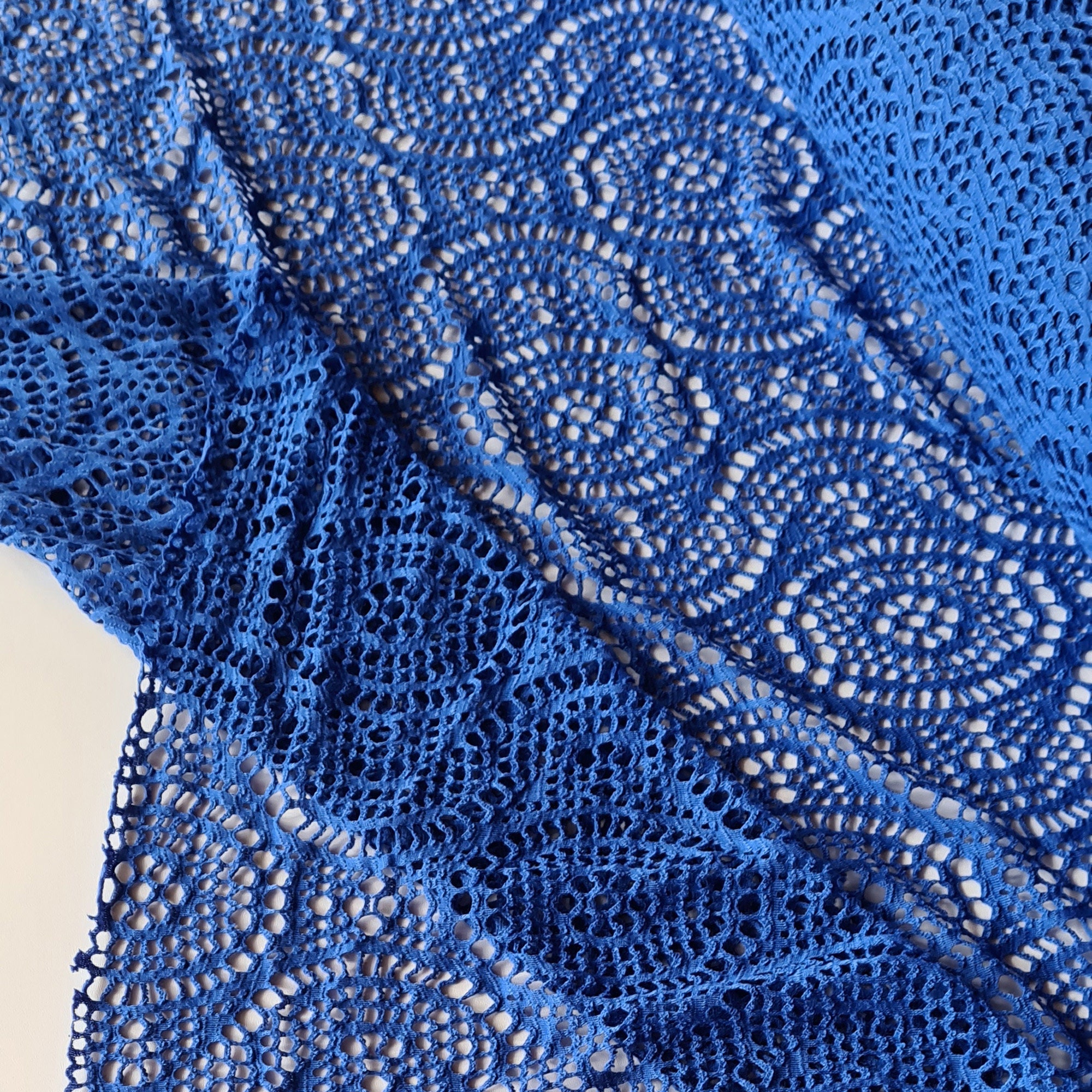 Misty Blue 2x1 Rib Knit Stretch Fabric by the Yard