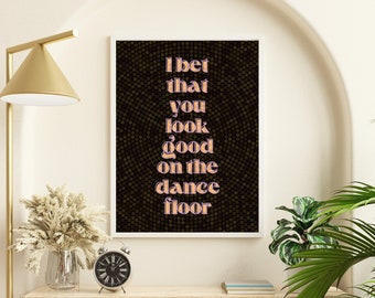Arctic Monkeys Lyrics Print: Bold Music Poster, Home Decor