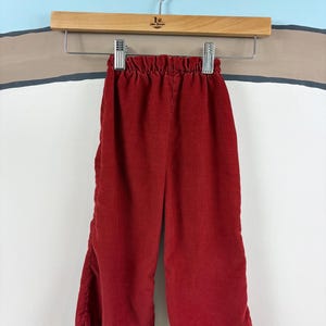 Vintage Rust Colored Soft Corduroy Pants by Health-Tex - 3T/4T
